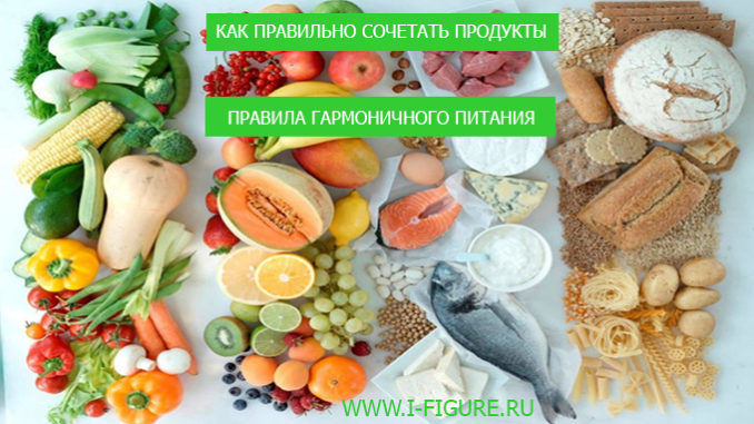 как правильно сочетать продукты как сочетать продукты