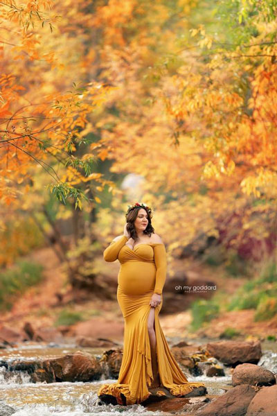 фотосессия беременных осенью на природе идеи фото 8