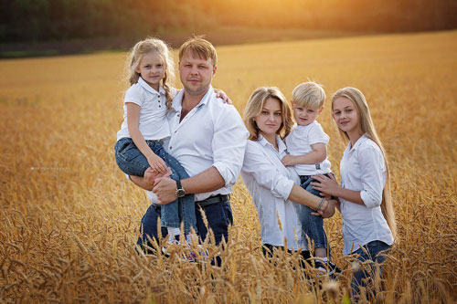 идеи для семейной фотосессии осенью на природе с детьми на природе