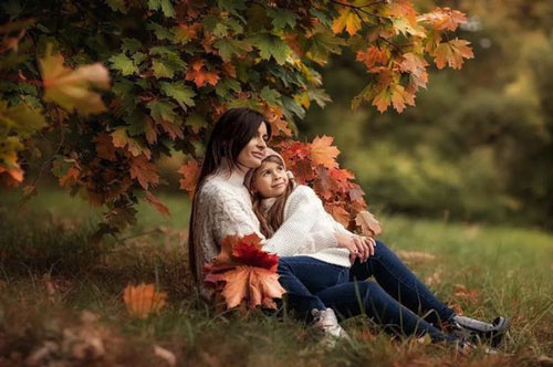 семейная фотосессия осенью на природе идеи фото с детьми 7