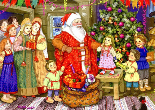 Красивые и короткие стихи про Деда мороза для детей 