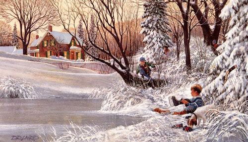 Короткие и красивые стихи про зиму для детей 2 лет