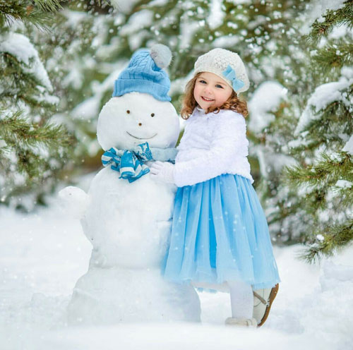 Короткие и красивые стихи про снеговика для детей 4-5 лет