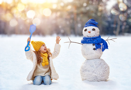 Короткие стихи про снеговика для детей 4-5 лет