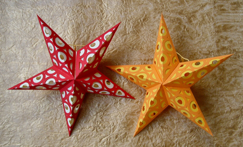 рождественская звезда своими руками поделка из подручных материалов 8