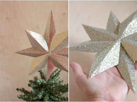 рождественская звезда своими руками поделка из подручных материалов 11
