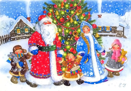 Красивые стихи Деду Морозу для детей 4-5 лет