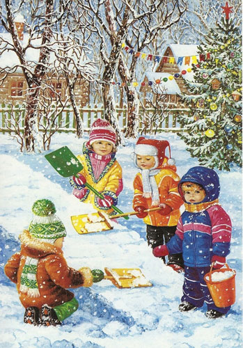 Короткие и красивые стихи про зиму для детей 