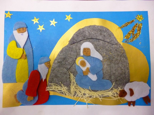 Поделки к Рождеству Христову своими руками для детей в сад 6