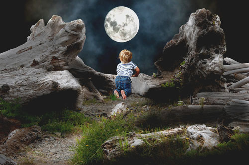 Красивые стихи про луну для детей 4-5 лет