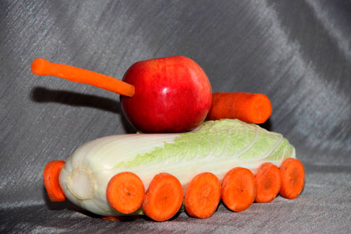 легкие детские поделки из овощей своими руками 4