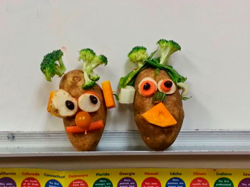 поделки из овощей для детского сада 8