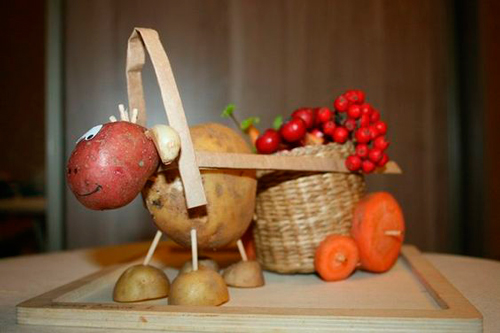 поделки из овощей в детский садик 7