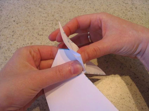 оригами кролик из бумаги для детей 13