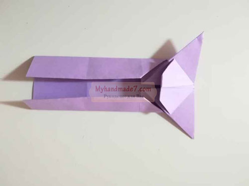 оригами кролик из бумаги легко и просто поэтапно 2