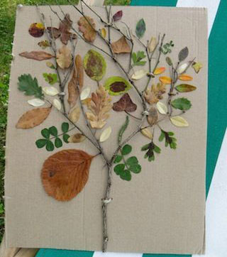 поделки из листьев для детского сада на тему осень своими руками 6