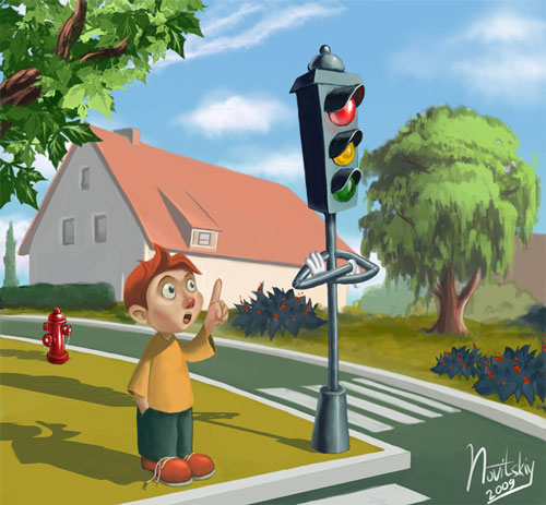 Стихи про светофор для детей начальной школы