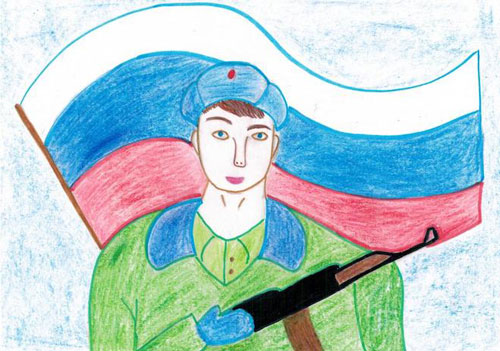 новогодняя открытка солдату сделанная детьми 9