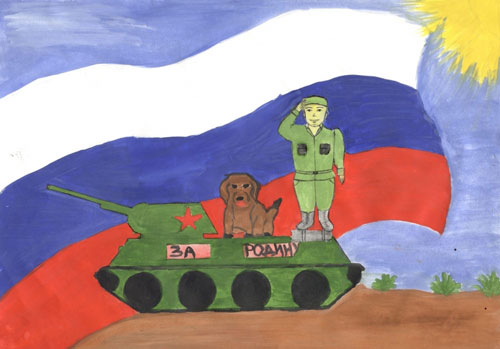 новогодние открытки солдатам от детей 8