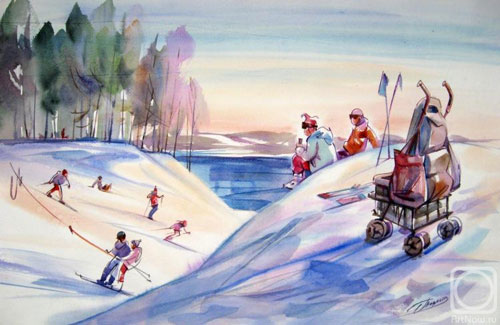 Загадки про лыжи для детского сада
