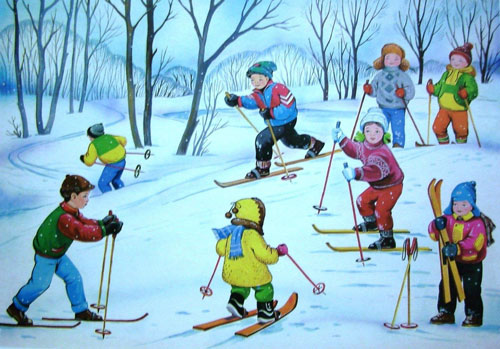 Загадки про лыжи для детей 6-7 лет
