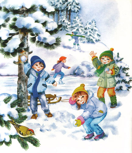 Смешные стихи про зиму для детей 5-6 лет