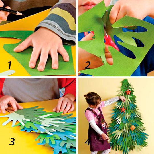 простые новогодние поделки на елку в детский сад фото 3