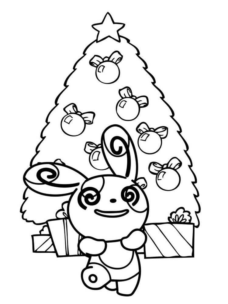 раскраска новогодняя елка картинки для детского сада