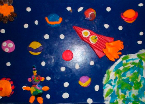 поделки ко дню космонавтики для детского сада подготовительная группа 9