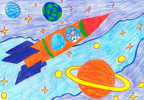 Поделки ко Дню космонавтики для детского сада 3