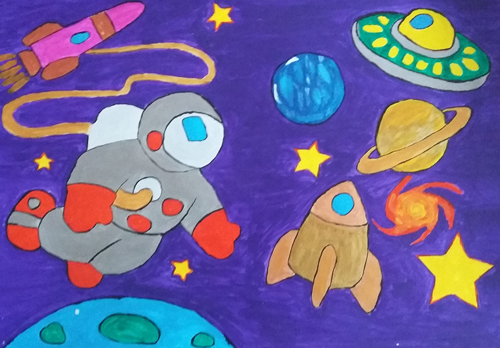 Поделки ко Дню космонавтики для детского сада 5