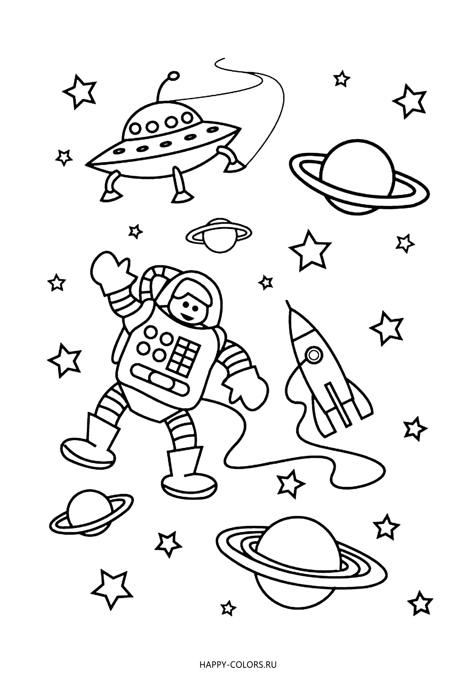 Поделки ко Дню космонавтики для детского сада 9