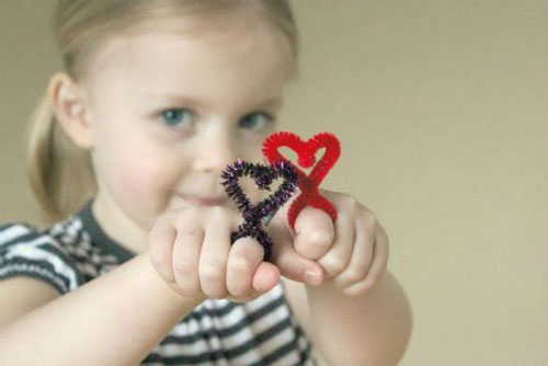 сердечки на 14 февраля своими руками из бумаги картинки для детей 6