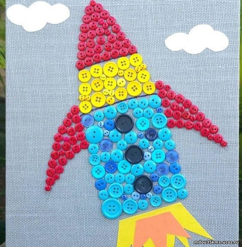 Поделки в детский сад на День космонавтики 6