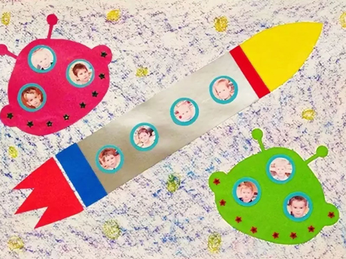 Поделки в детский сад на День космонавтики 7