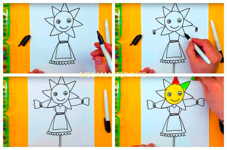 рисунки на тему Масленицы для детей карандашом 10