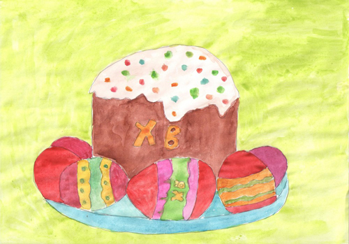 рисунок на тему пасхи для детей в начальной школе 10