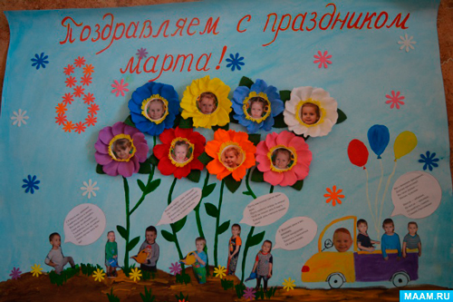 стенгазета на 8 марта своими руками в школе с фото