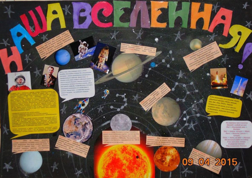 стенгазета на 12 апреля День Космонавтики 8