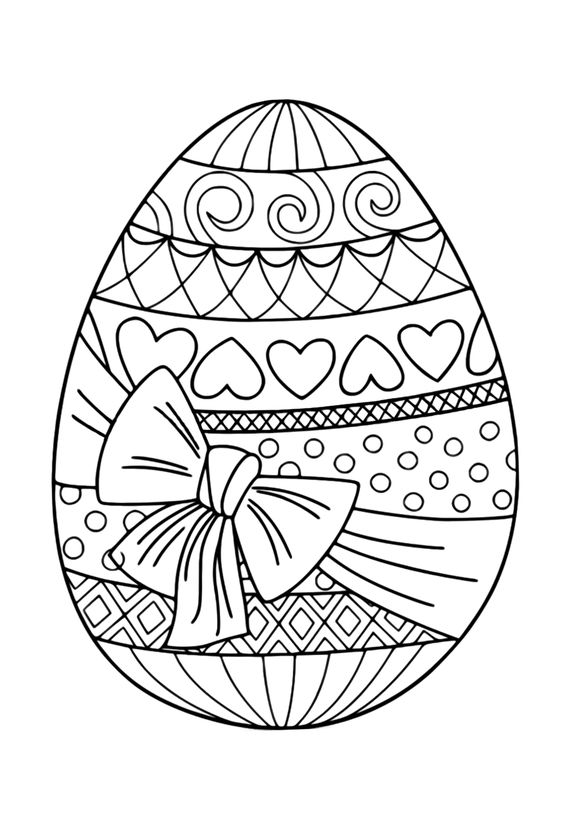 как нарисовать пасхальное яйцо раскраска карандашом для начинающих 9