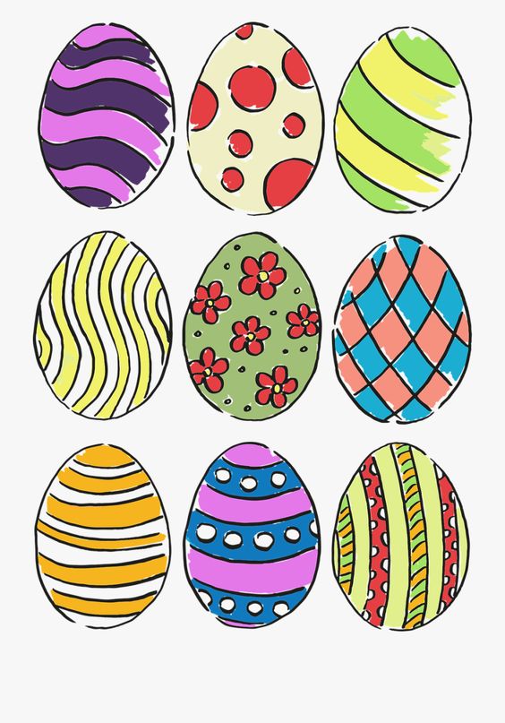 как нарисовать пасхальное яйцо красками 6