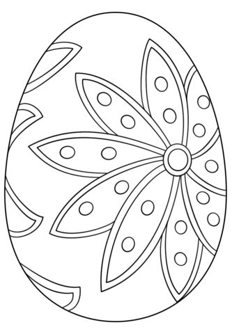 как нарисовать пасхальное яйцо раскраска красками 7