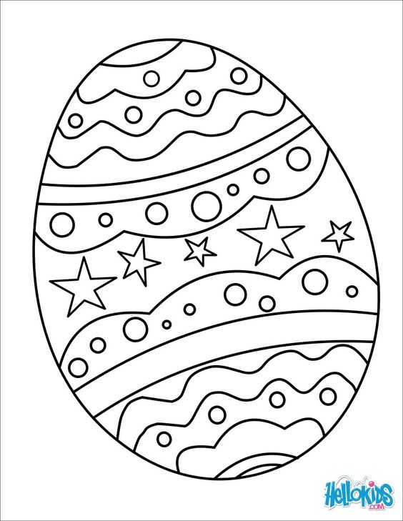 как нарисовать пасхальное яйцо раскраска карандашом для начинающих 10