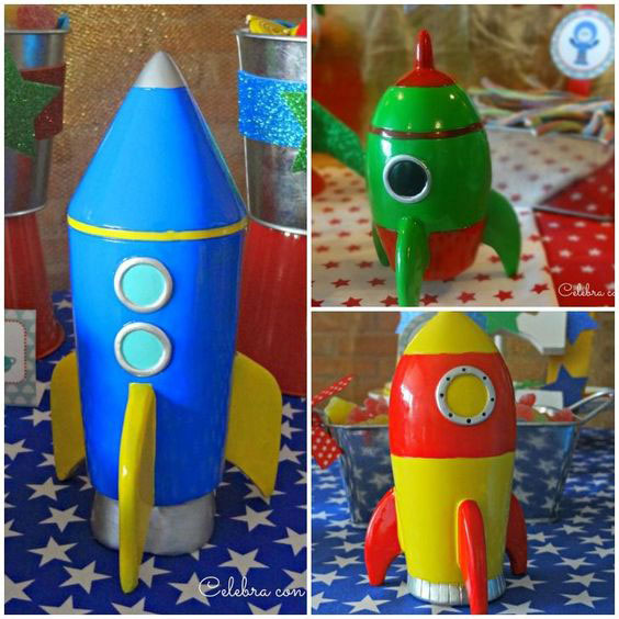 космический корабль своими руками поделка в детский сад 3