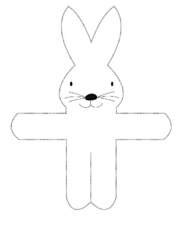 пасхальный кролик своими руками выкройка 7