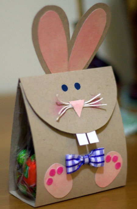 пасхальный кролик своими руками из картона 5