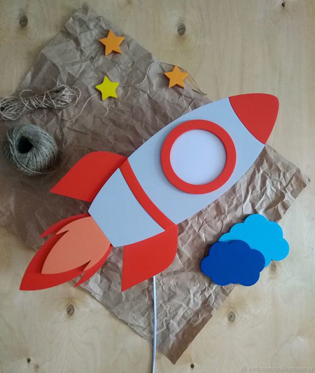 простые поделки в сад на День Космонавтики для детей 2