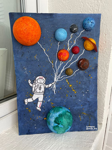 поделки в детский сад на День Космонавтики своими руками фото 8