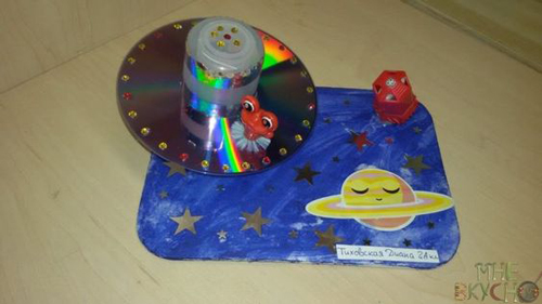 поделки в детский сад на День Космонавтики средняя группа 3
